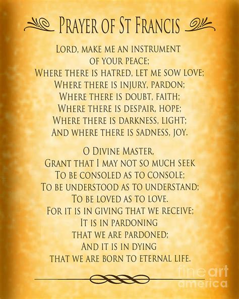 prayer attributed to st francis.